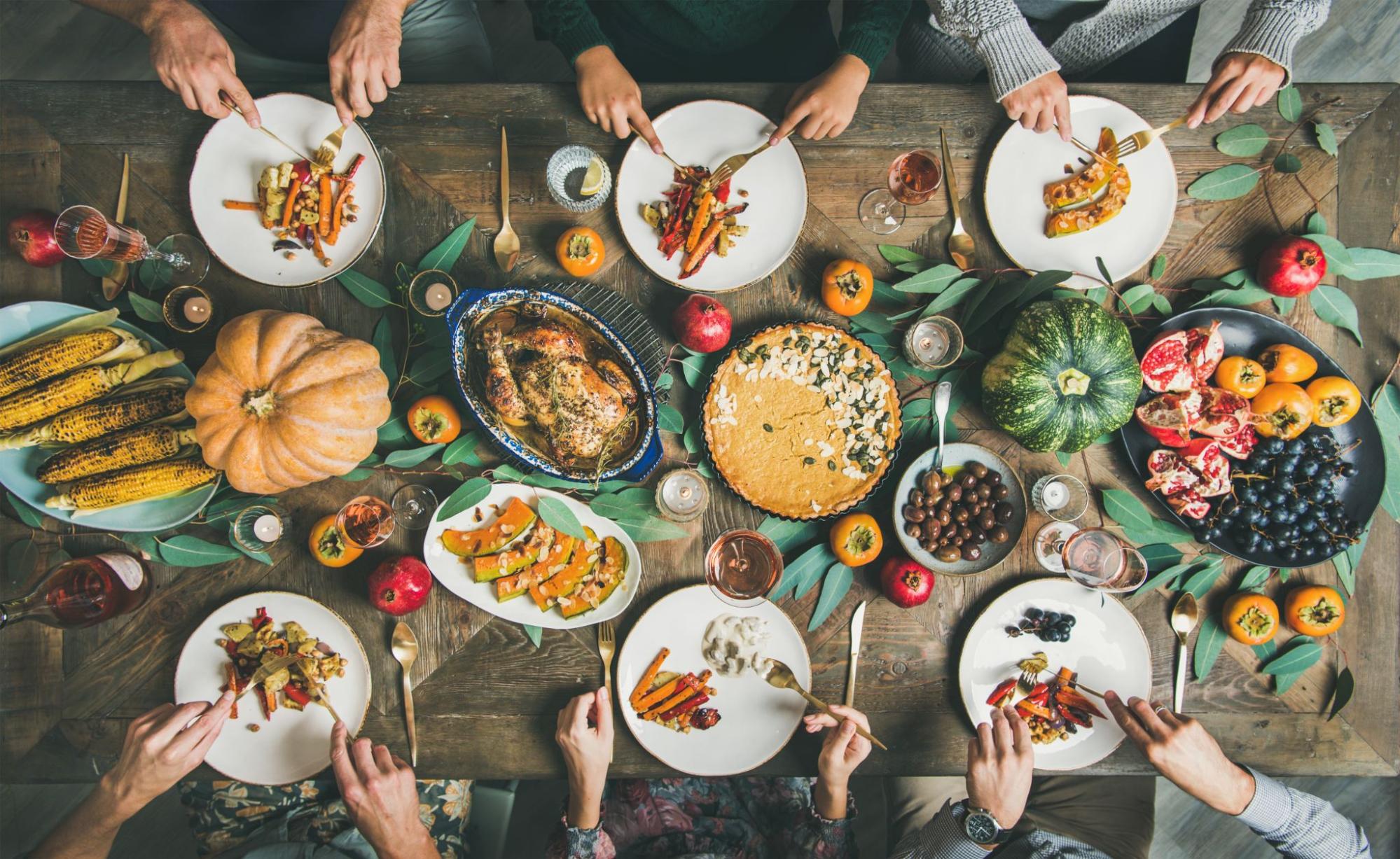 Thanksgiving table full of food
©Foxys Forest Manufacture